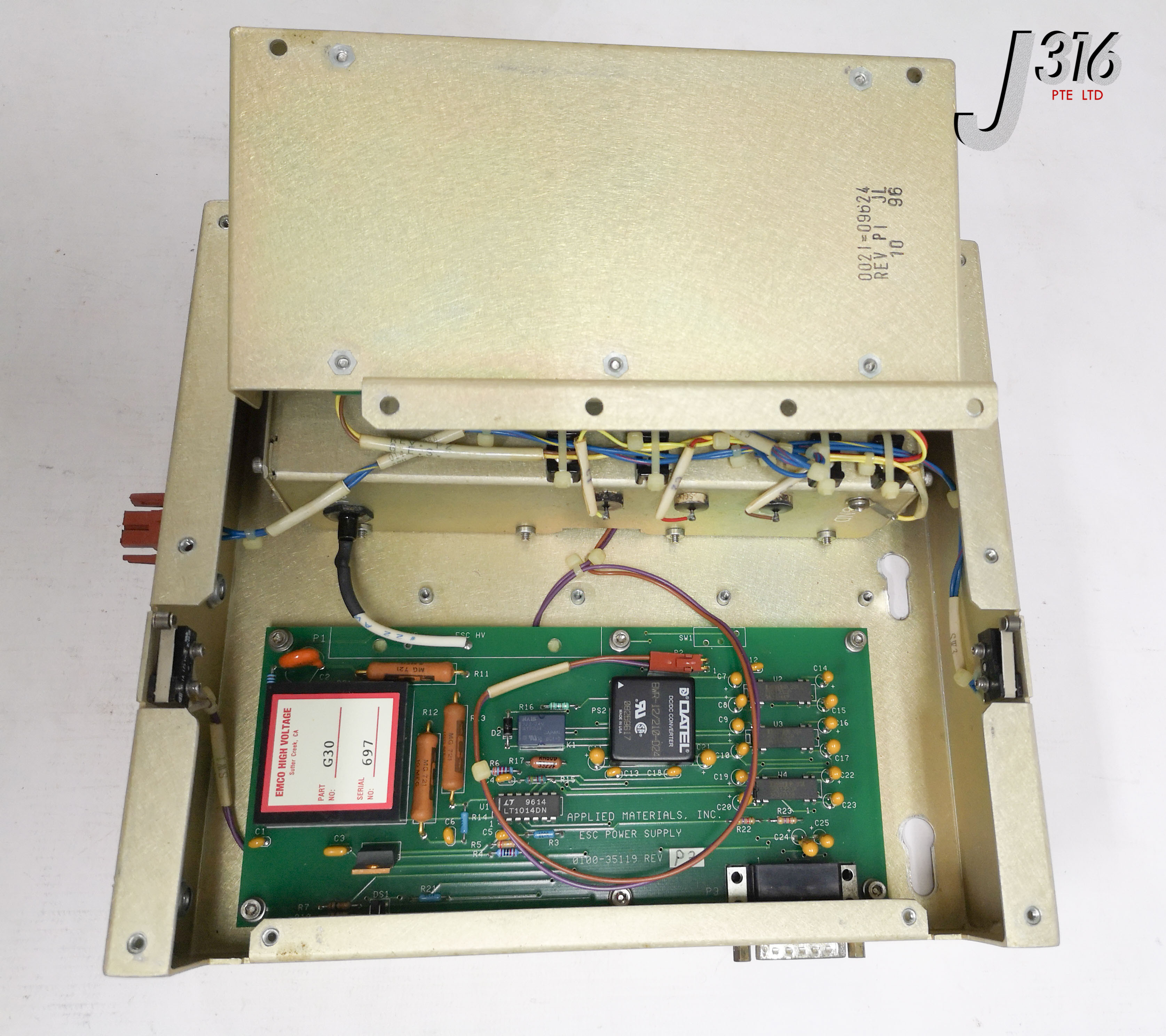 17722 APPLIED MATERIALS ASSY, HV FILTER, DPS CHMBR, 0100-35191